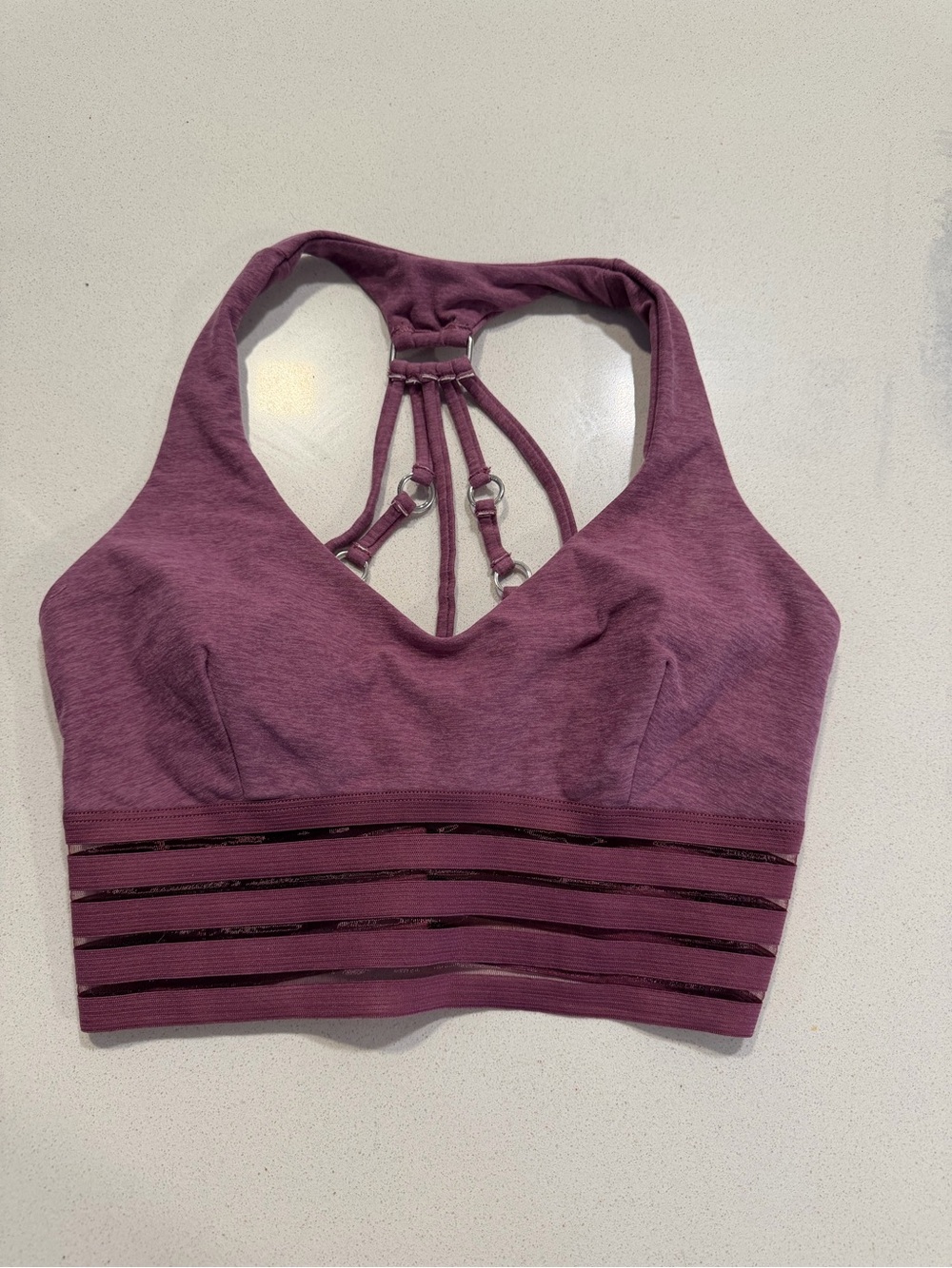 Bombshell Sportswear Statement Bra- Purple